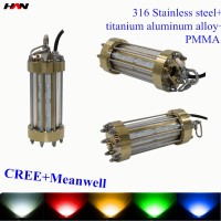 316 Stainless steel and titanium aluminum alloy underwater boat lights