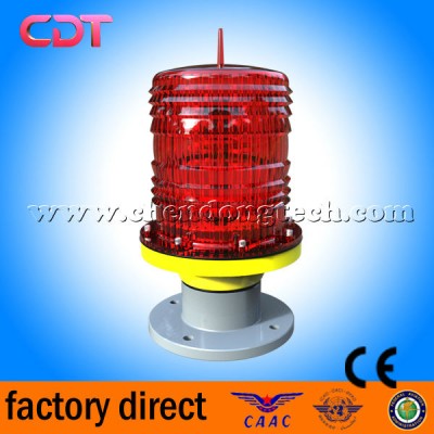 Low intensity Type airport runway lightings, ICAO red flashing led Single airport warning lights