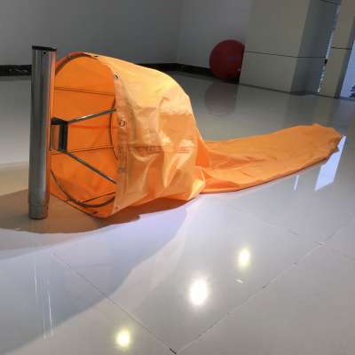 Heliport Airport Orange Windsock Frame